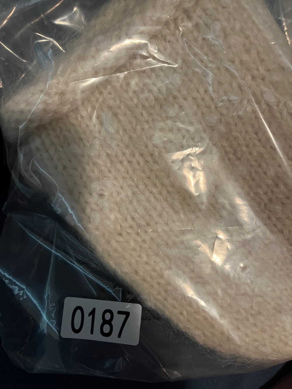 Hand Knit Mohair Beanie Hat - Picture 8 of 8